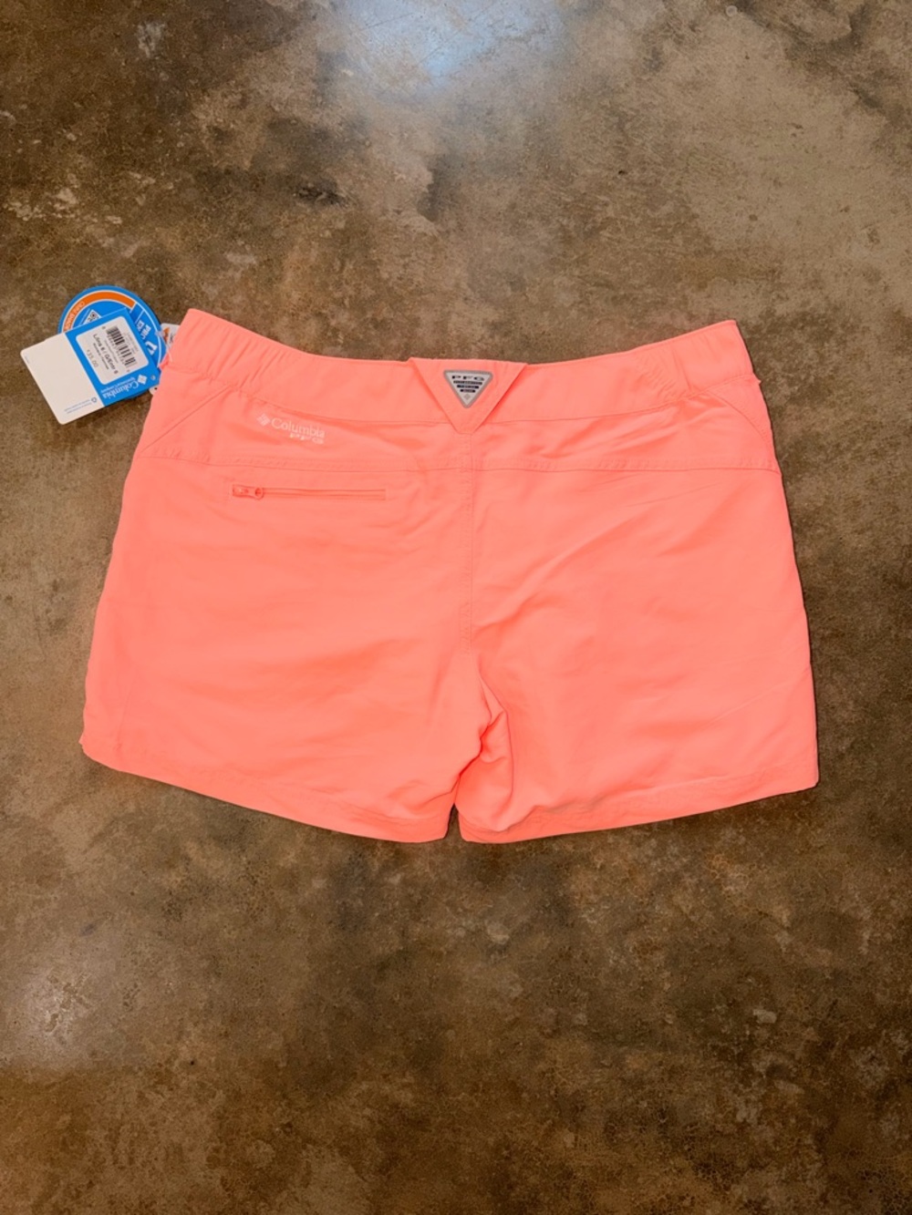 Columbia Coral Omni-Shade Hiking Shorts Women’s Outdoor Fishing Trail Shorts L - Picture 2 of 14